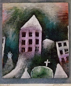 Lieu détruit Paul Klee Peinture à l'huile